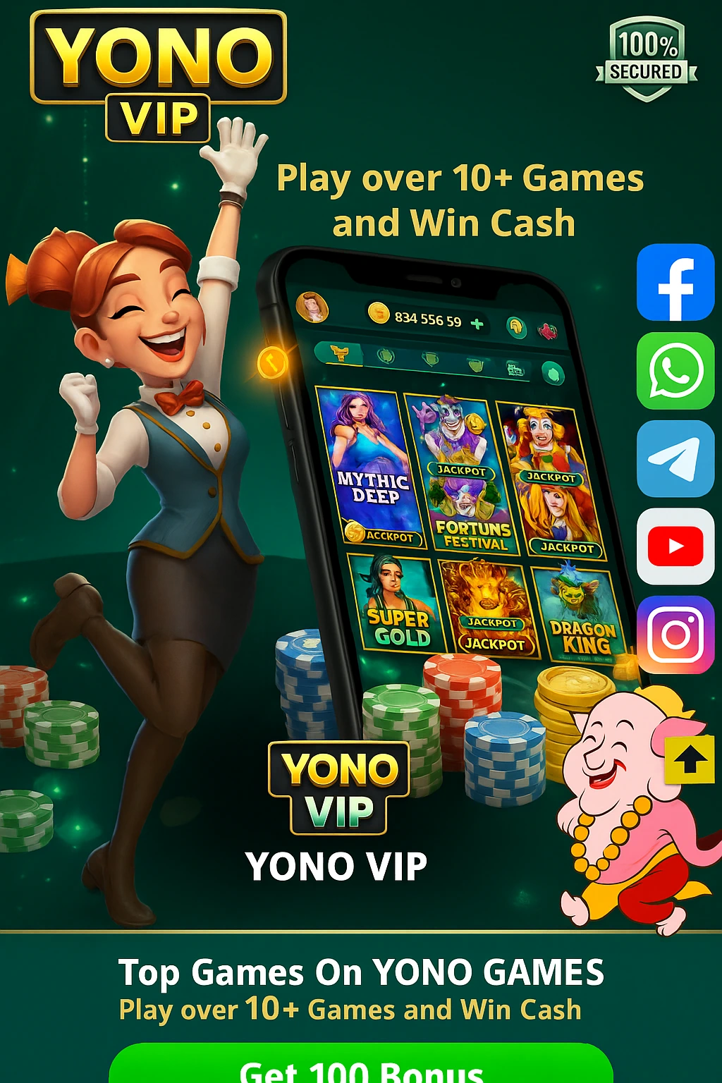 Yono Rummy lobby screenshot