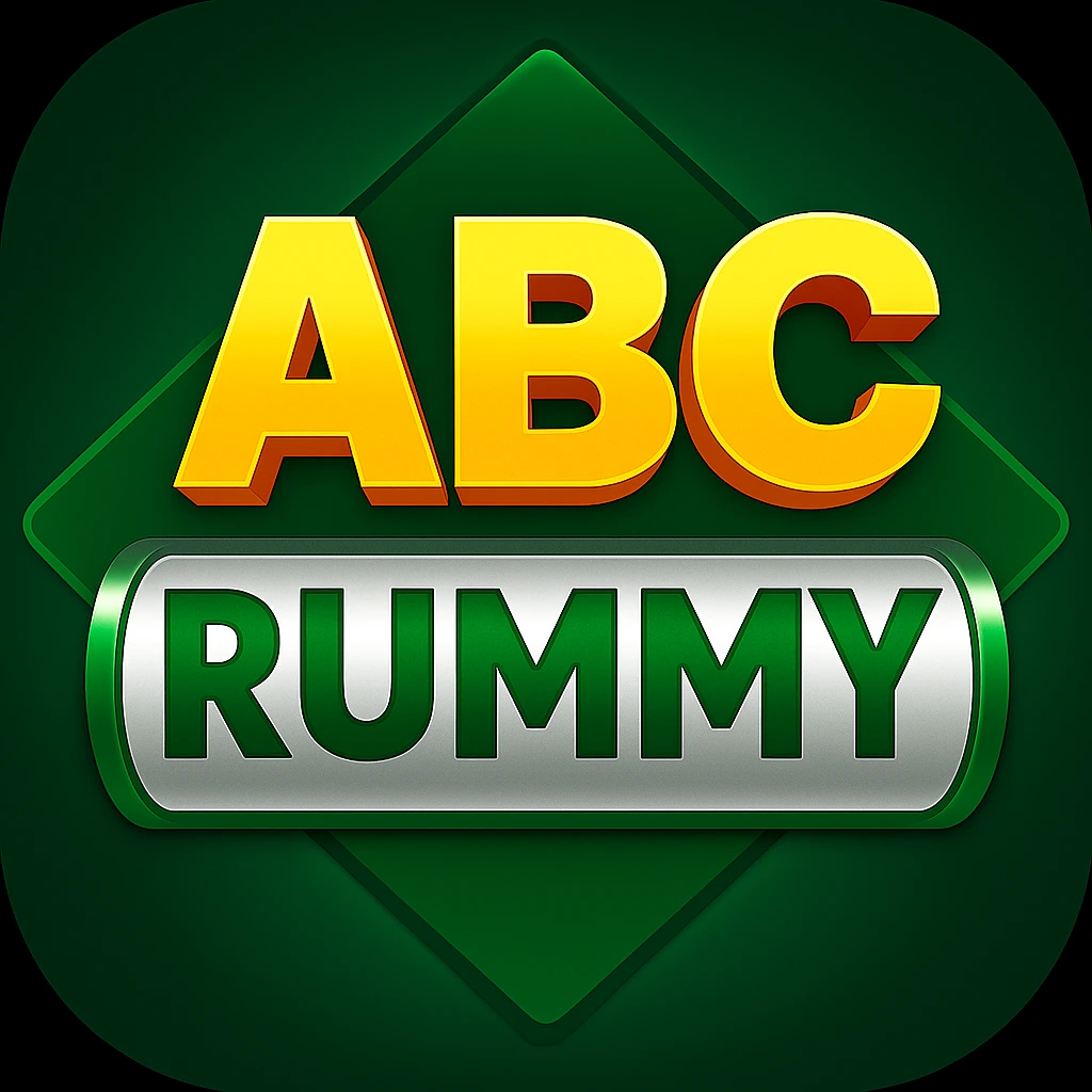 ABC Rummy splash screen with app logo preview